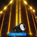 户外LED壁式射灯9W 12W 家用景观照明110V 220V 粉色红色绿色蓝色金色光束灯防水