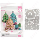 Christmas bells and Christmas trees Gift box die metal die for crafts Cutting Dies DIY Making Greeting Card Scrapbook Decoration