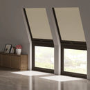 WOLTU Thermal Skylight Roller Blind with Suction Cups without Drilling for Roof Window Blackout Curtain Sun Protection for Home