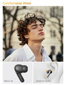 QCY MeloBuds Pro Adaptive Hybrid Active Noise Cancelling Wireless Earbuds 46dB Bluetooth 5.3 LDAC Hi-Res Audio 34H Earphones