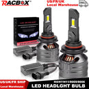 150W 50000LM H7 H11 LED 大灯泡 9005 9006 涡轮头灯 6000K 白色大灯泡 汽车灯泡配件