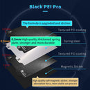ENERGETIC 165x165mm Ender-2 升级版黑色PEI Pro双面纹理PEI PET PEO PEY弹簧钢板磁性底座