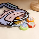 Cute Cartoon Sealed Bags Schoolbag Cats Candy Snack Plastic Packaging Bag Self-lock Zipper Birthday Festival Party Kids Gift Bag