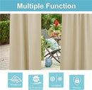 The Aegis Veil | Premium Outdoor Blackout Curtain 280GSM Waterproof Thermal Insulated