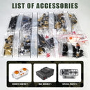 Mould King 20020 Remote Control Germany Leopard 2 Main Battle Tank Technical Car Building Blocks Toys for Kids Christmas Gift
