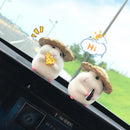 Car Decoration Hamster Car Accessories Window Center Console Cute Doll Car Interior Pendant Auto Dashboard Cool Decoration