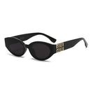 Glasses Stylish Fashion Designer Women Men Sunglasses Cute Oval Trending Shades Unisex Glamour Eyewear UV400