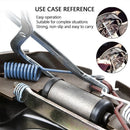 1PCS Car Drum Return Brake Shoe Spring Pliers Shoe Return Spring Repair Car Remover Workshop Tool Silver