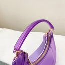 Fashion Half Moon Shoulder Bag For Women 2025 Summer Waterproof PVC Transparent Crossbody Bag 8 Colors Jelly Mobile Phone Purse