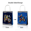 Dirt Bike Birthday Party Decorations for Boys Motorcycle  Party Supplies Motorcycle Balloon Banner Cake Toppers Hanging Decorati