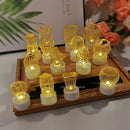 EID Mubarak LED Light Decora 2025 Eid Ramadan Moon Star Castle Muslim Party Table Ornament Islam Muslim Home Eid Al Adha Gifts