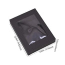 6Pcs Black/White Kraft Paper DIY Gift Box With Window Wedding Birthday Party Decoration Cake Packaging Box Event Party Gift Case