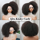 Afro Kinky Curly Lace Front Wig Natural Color Afro Bob Human Hair Natural Hairline 13X4X2 250% Density Short Human Hair Wigs