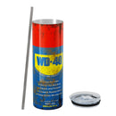 20oz Cups with Straw,Reusable Straw Cup for WD40 Dirty Pattern Thermos,Stainless Steel,Keep Cold,Ice Drinkware for Stanley Cup