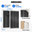 The Photon Harvester | 100W Bifacial Monocrystalline Solar Panel