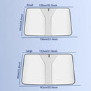 SEAMETAL Car Windshield Sun Shade Blocks UV Rays Sun Visor Protector Foldable Sunshade