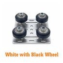 1set 3D Printer Parts Opensource V Gantry Plat Set Special Slide Plate Pulley For 2020 /2040 V-slot Aluminum Profiles Wheels