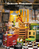 Robotime若来多福时光小屋DIY手工拼装迷你模型屋带LED灯饰木质工艺品儿童礼物
