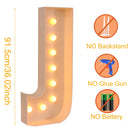 91.5CM DIY Name Giant Led Light Letter Frame Box Wedding Valentine's Day Party Decoration Anniversary Baby Shower Birthday Decor