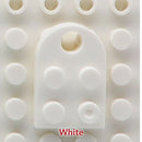 50pcs DIY Building Blocks 3176 Brick Heart Necklace/Key Ring Toys 2x 3 Heart-shaped Multicolor Educational Toy Gift for Children