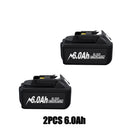Bonacell 6000mah For Makita BL1830 18V Power Tools Compatible For Makita BL1850 BL1860 BL1890 Replacement Battery And Charger