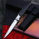 The Frontier | 12-Inch Folding EDC Knife — Stainless Steel Blade, Hardwood Handle