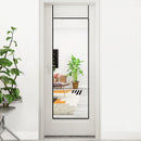 Metal Frame Over the Door Full Length Large Black Mirror