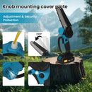 Mini Chainsaw 6 "with 1/2×21V battery, powerful electric small portable chainsaw with automatic oiler for easy pruning