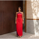 Women Sexy Color Blocking Halter Maxi Dresses Elegant Backless Off shoulder Sleeveless Slim Gowns 2026 New Lady Party Vestidos