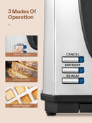 Yabano 4 Slice Toaster, Toaster with Extra Wide Slot and 7-Shade Settings, Defrost and Reheat Function