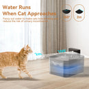 ROJECO 全自动猫咪饮水机 无线宠物饮水机 狗猫用 2.2L 红外传感器 智能宠物饮水器配件