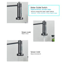 The Minimalist Retractable Kitchen Faucet in Brushed Stainless