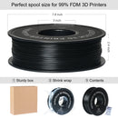 Geeetech 标准PLA耗材 1kg 1.75mm 3D打印机塑料材料，精度0.03mm，免费送货，适用于大多数FDM打印机