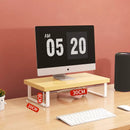 30/40/50cm Monitor Raised Shelf Office Laptop Bracket Desktop Computer  Stand Desktop Rack Home Storage Holders Organizer