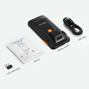 Eyoyo EY-024 手机背夹蓝牙扫描枪 便携式条码阅读器 Data Matrix 码 1D 2D CMOS QR PDF417 码 适用于 iOS 安卓