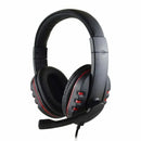 Wired Gaming Headset With Light Adjustable Microphone Stereo Surround Sound Soft Ear Cushion For PC Laptop Phone Game Headphone