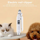 Electric Pet Nail Trimmer with LED Lights Pet Nail Grinder Dog Nail Trimmer and Grinder for Small Medium Large Dogs/Cats