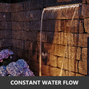 The Cascade Architect | Stainless Steel Waterfall Spillway for Pool & Garden Landscapes
