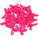 50Pcs/Lot 3.5*4cm Colourful Ribbon Bows Polyester Handmade Satin Bow DIY Sewing Crafts Decoration Gift Bouquets Party 2030