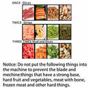 The Butcher's Edge | 850W Stainless Steel Commercial Meat Slicer & Grinder