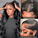 The Grand Cascade | 46-Inch 13x4 HD Lace Frontal Wig, Body Wave Remy Human Hair