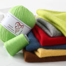 6Set Aurum Cashmere Yarn With Thread Hand Knitting For Cardigans Women Scarf Woolen Yarn 50g+20g Factory Wholesale Free Shipping