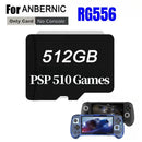 ANBERNIC RG556 掌上游戏机存储卡 SD卡 TF卡 61000个游戏 128G 512G 256G PSP PS2 Micro Sd PSP游戏