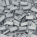 MOC Creative Building Blocks Dollar Cents Money Coins Cash Bill City Gold Silver Treasure Chests Bricks 3069 30385 Printed Tile