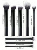 The Precision Trio | Professional Mink Hair Makeup Brush Set