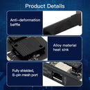 英特尔 I226-V PCIE 转 RJ45 网卡 2.5G 千兆以太网 100/1000/2500Mbps RJ45 LAN 控制器 适用于台式机/电脑 易于设置