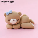 Pink Blue Bear Cake Topper Baby Shower Boy Girl Birthday Party Cake Decor Adult Birthday Gifts Wedding Cake Decorating Baking