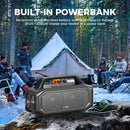The Acoustic Nomad | 80W Portable Bluetooth Speaker with IPX6 Waterproofing & Stereo Pairing