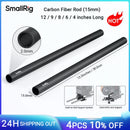 The Rig Spine | SmallRig 15mm Carbon Fiber Rods, 4 to 12 Inches, Pair