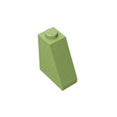 Gobricks 10PCS Bricks Assembles Particles 60481 2x1x265 Degree Slope Bricks Building Blocks Replaceable Parts For Children Gifts